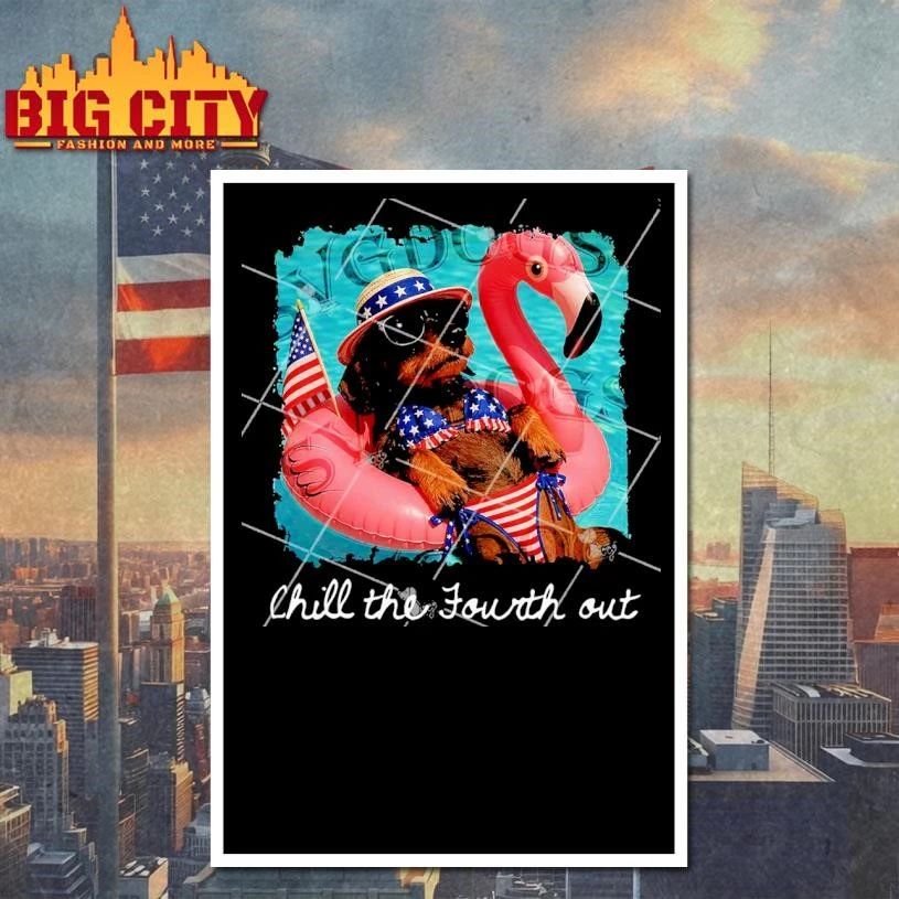 4th Of July Dachshund Chill the Fourth out Shirt