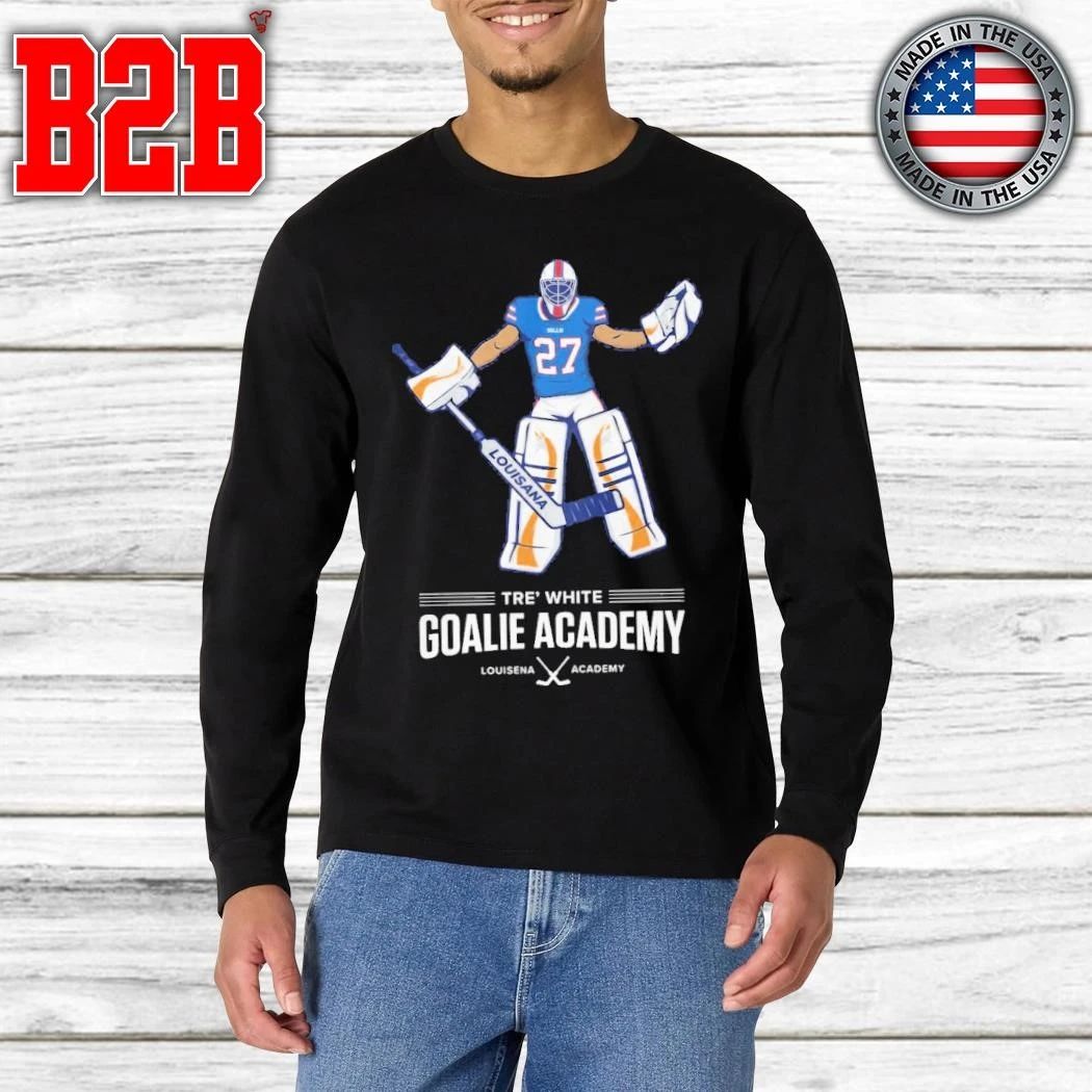 Tre White Goalie Academy Zero Goals Allowed Zero Games Played Shirt