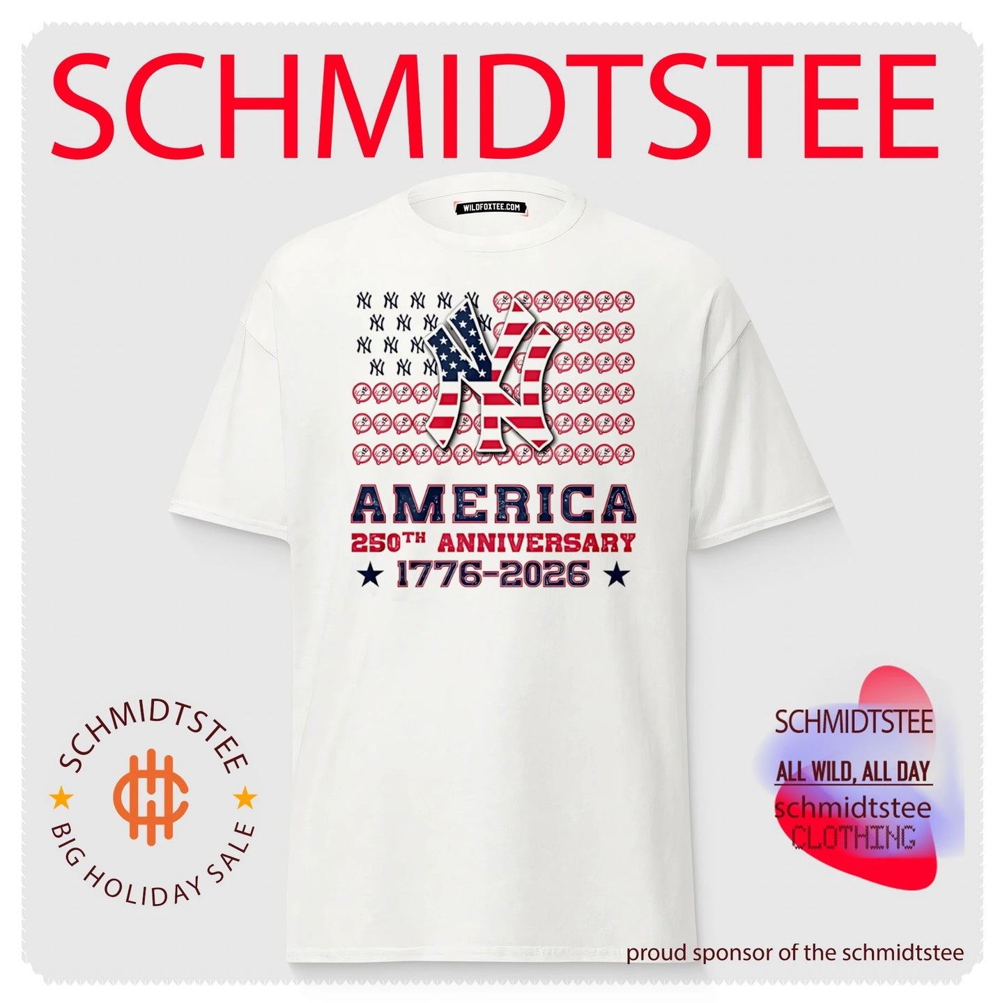 New York Yankees America 250th anniversary 1776 2026 graphic shirt