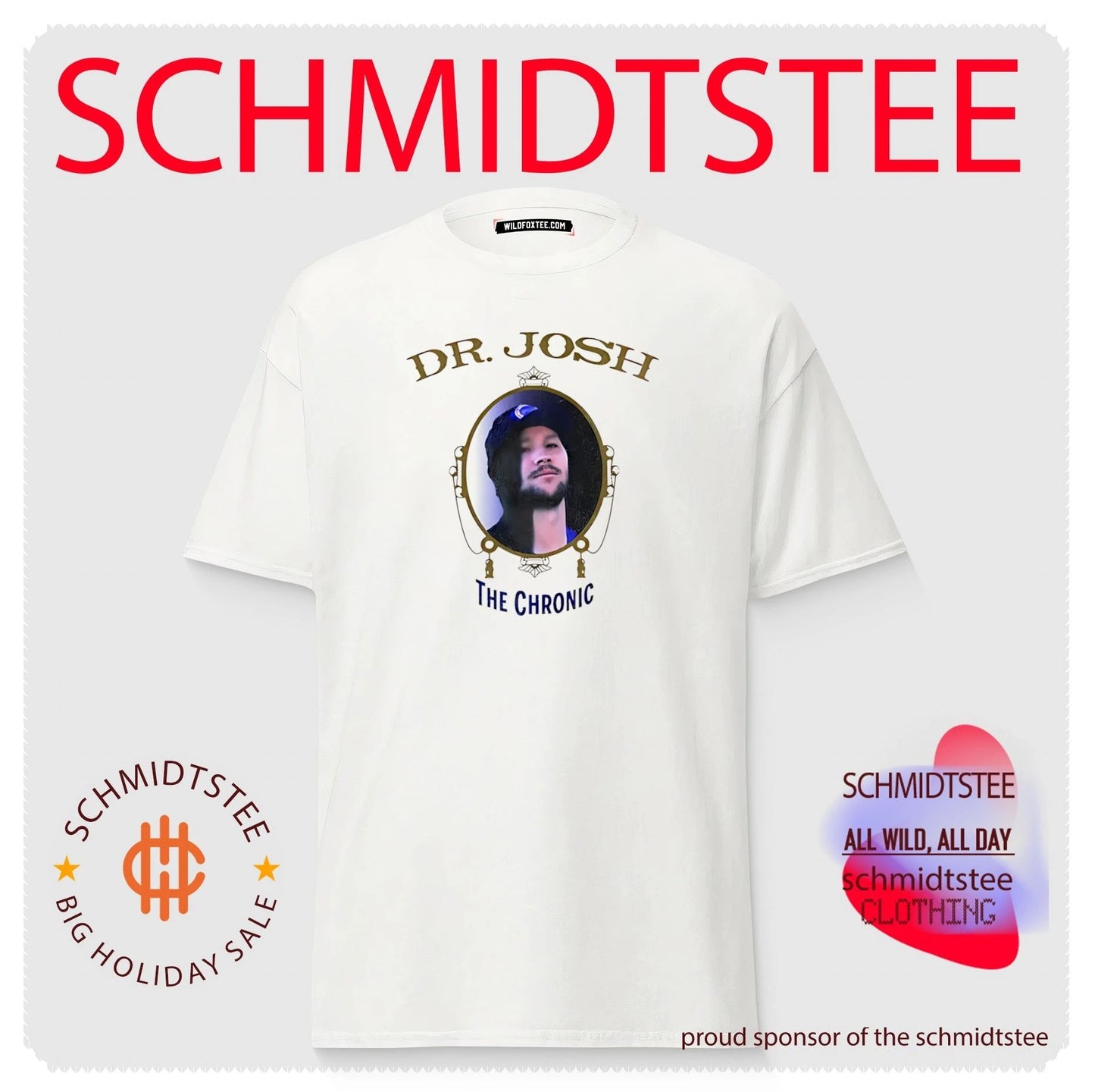 Dr Josh the chronic portrait shirt