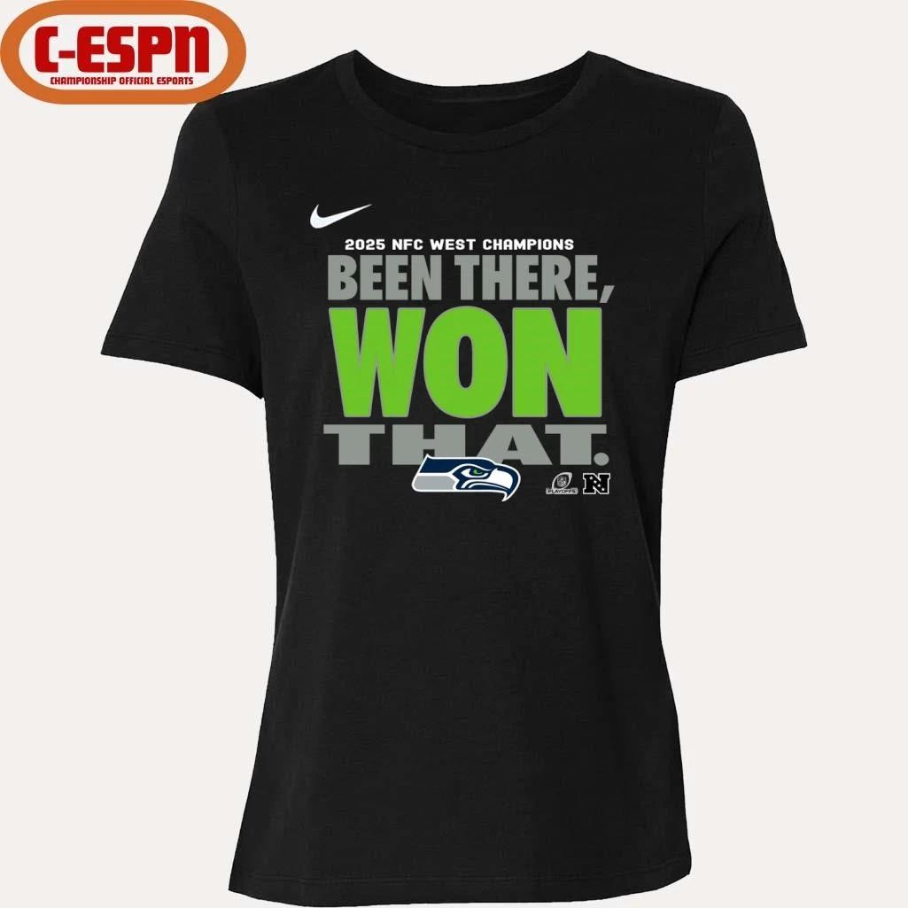 Seattle Seahawks 2025 NFC West Division Champions Been There Won That T-shirt