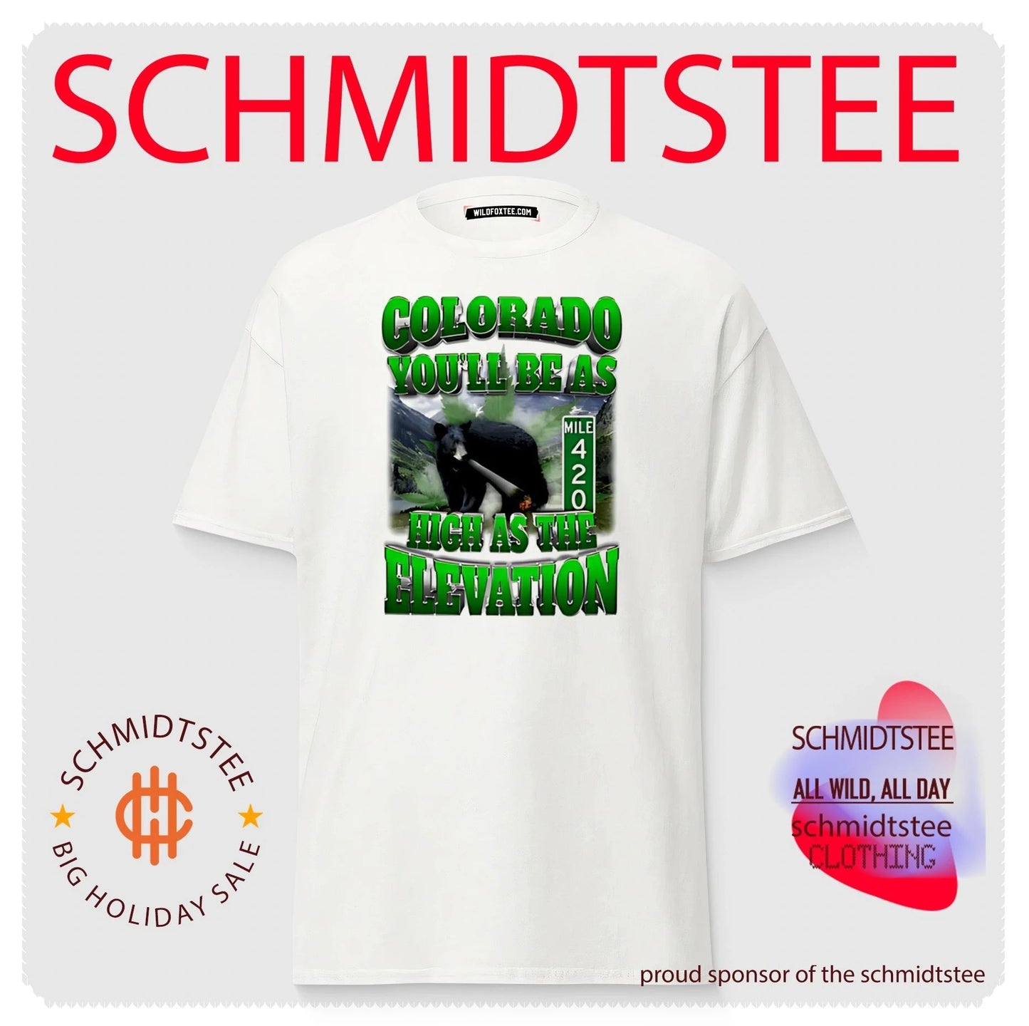 Colorado you’ll be as high as the elevation mile 420 graphic shirt