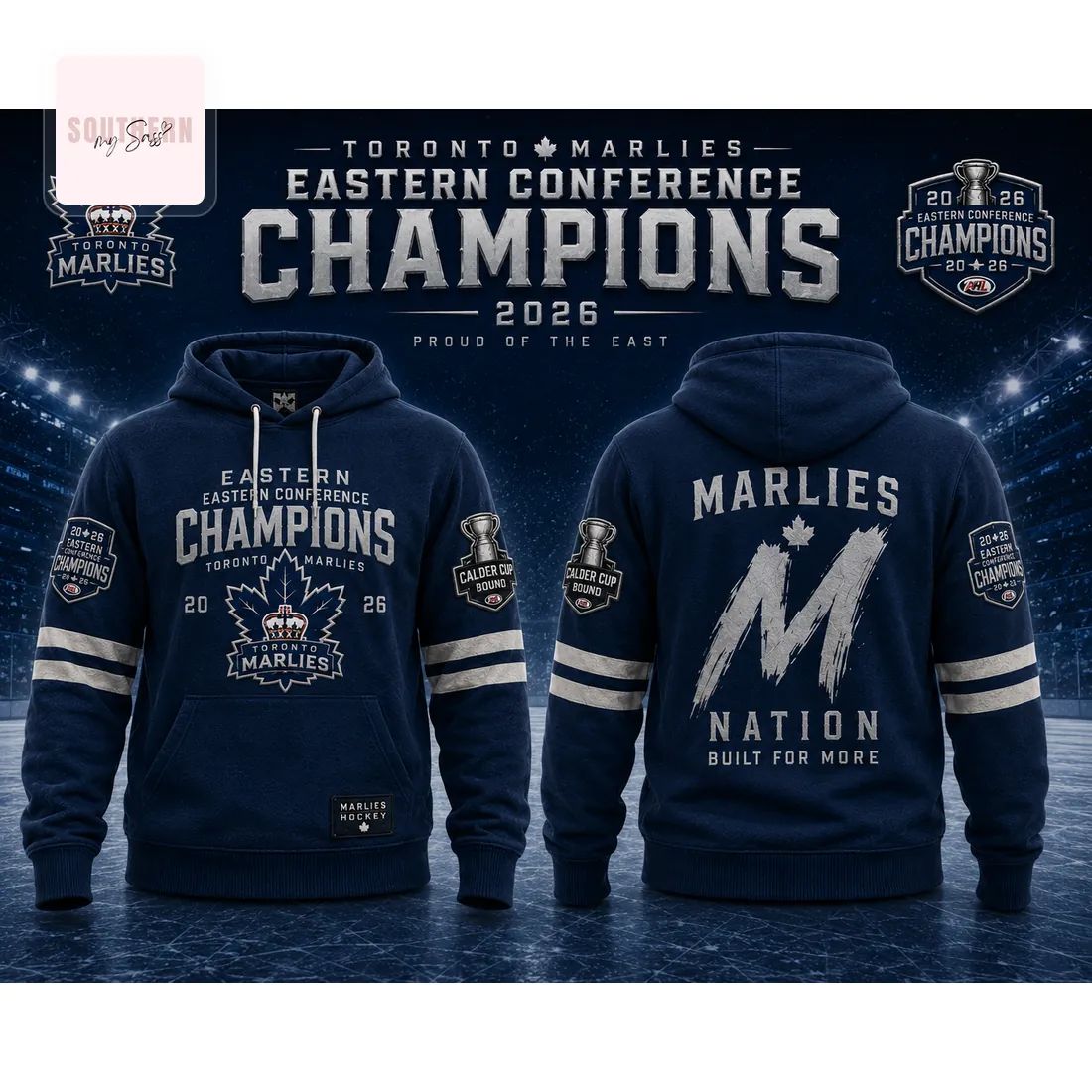 Toronto Marlies 2026 Eastern Conference Champions Hoodie