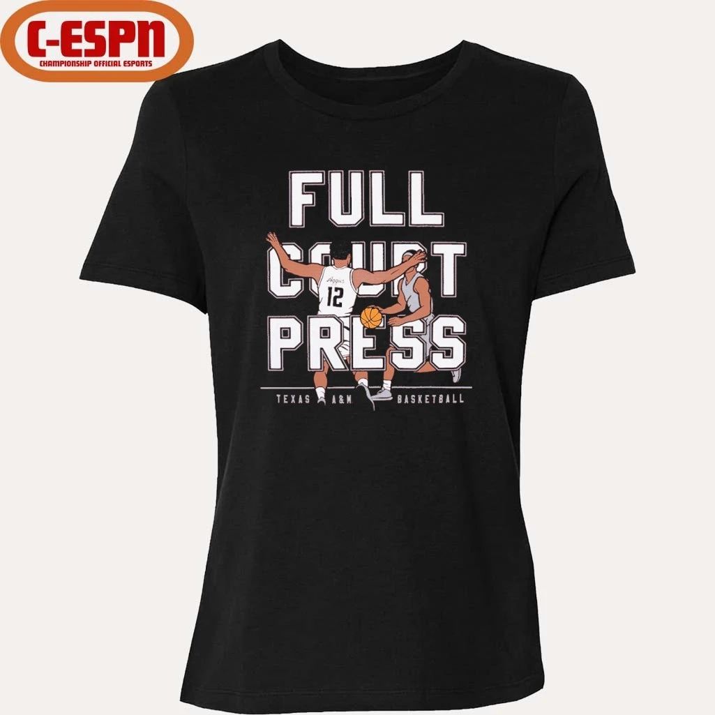 Texas A&M Aggies Basketball Full Court Press T-Shirt