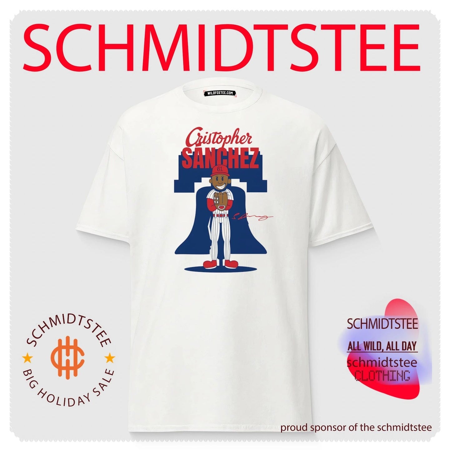 Cristopher Sanchez Phialdelphia Phillies Superstar Cartoon Toddler shirt