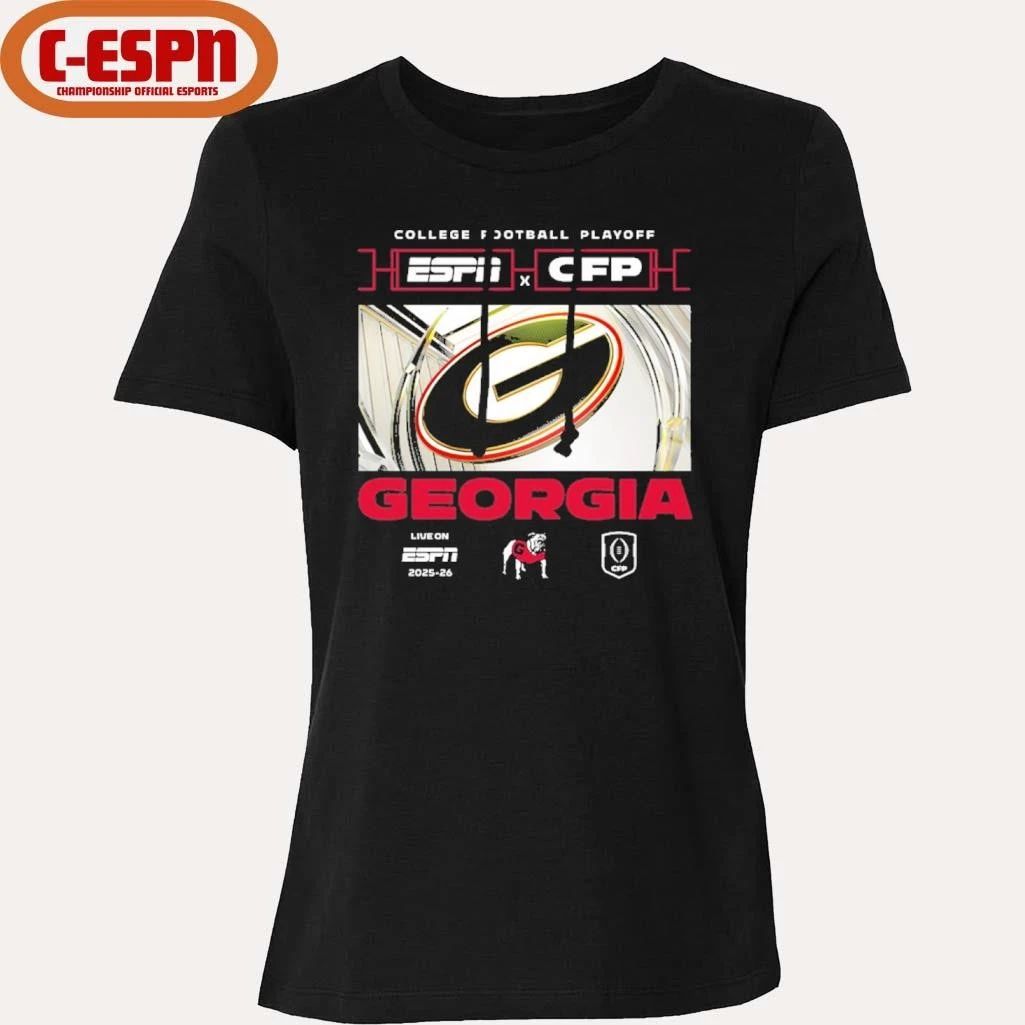 2025-26 CFP Georgia Bulldogs Window Shirt