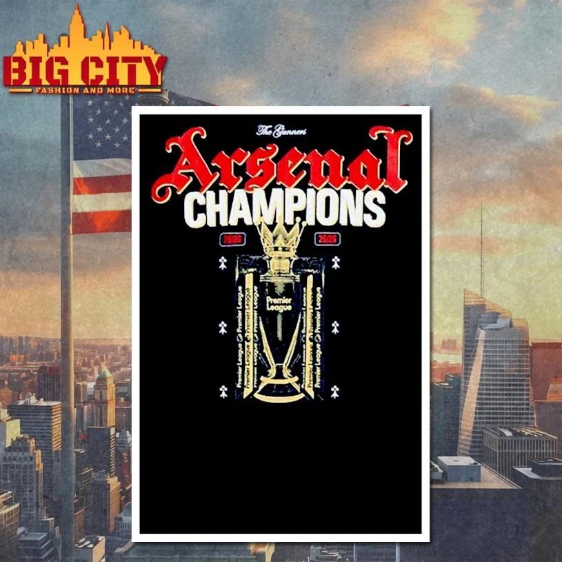 Arsenal Premier League Champions 25-26 Shirt
