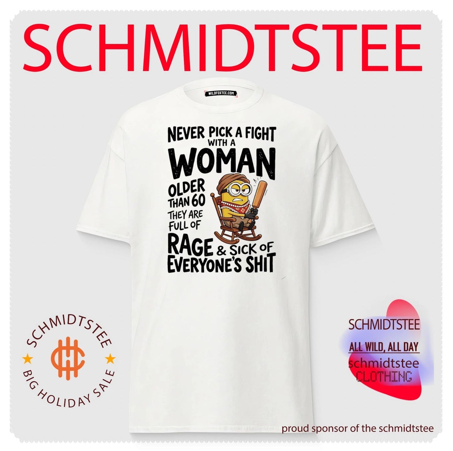 Never pick a fight with a woman older than 60 they are full of shirt