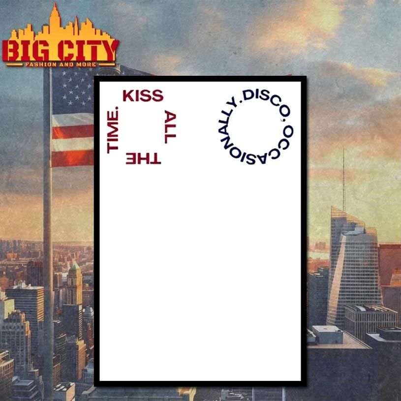 HS Pleasing Aesthetic KISS ALL THE TIME & DISCO OCCASIONALLY Shirt