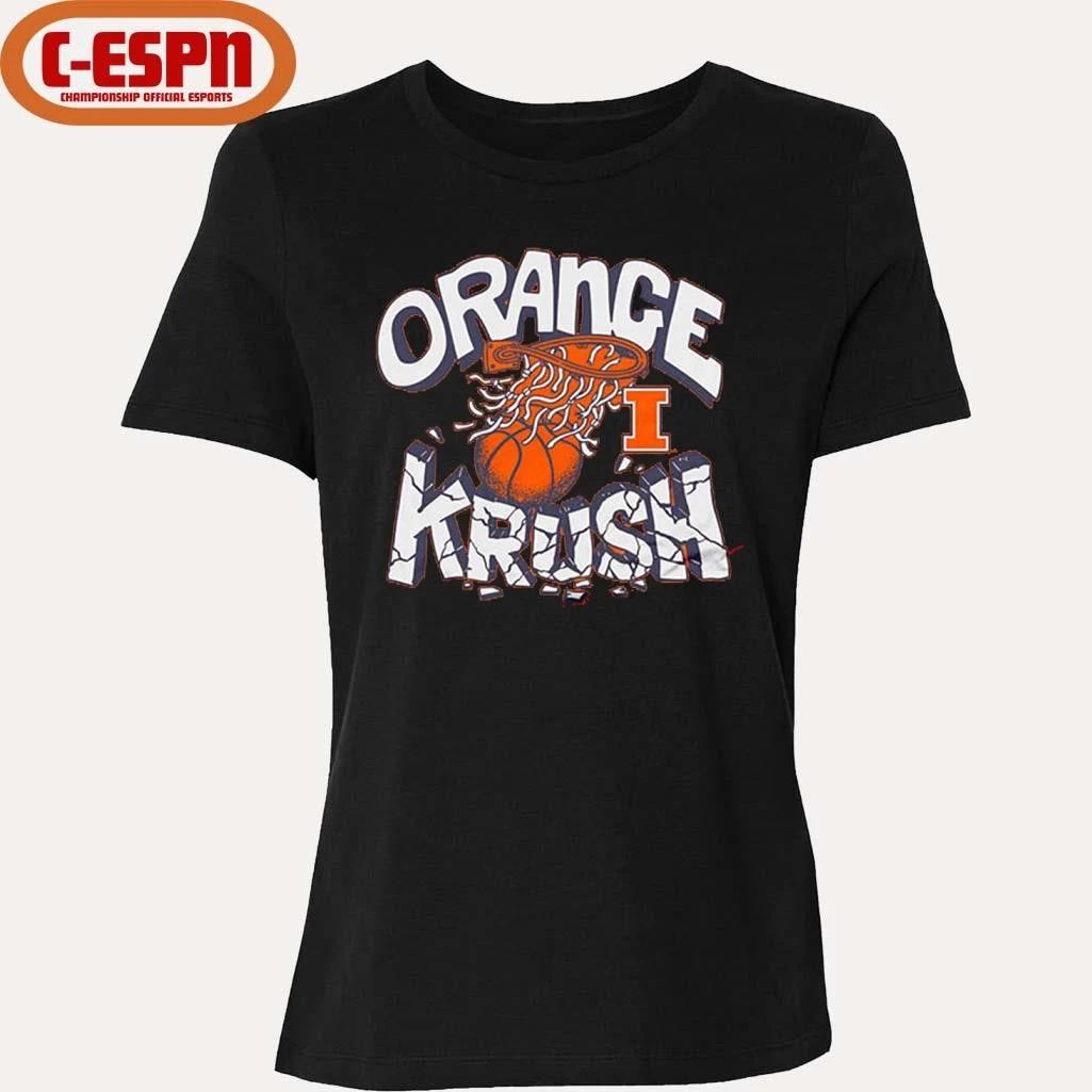 Illinois Fighting Illini Orange Krush Basketball Shirt