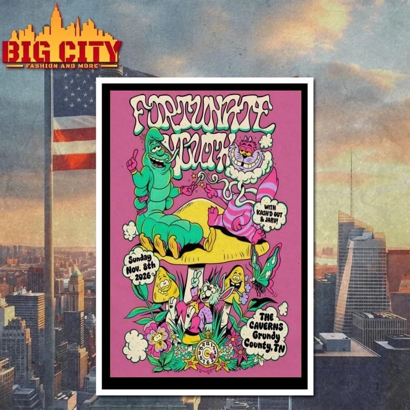 Fortunate Youth 11-8-2026 Pelham TN Poster Shirt