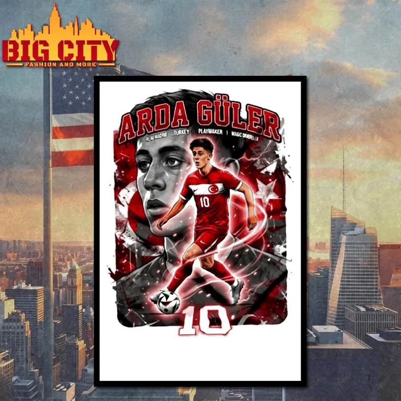 Arda Guler Turkey Number 10 World Cup 2026 Shirt