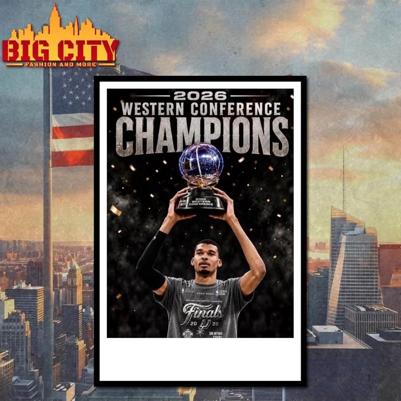 Victor Wembanyama 2026 Western Conference Champions MVP Shirt