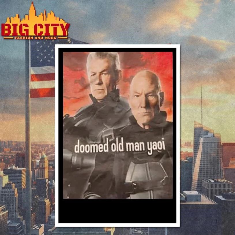 Professor X Magneto doomed old man yaoi shirt