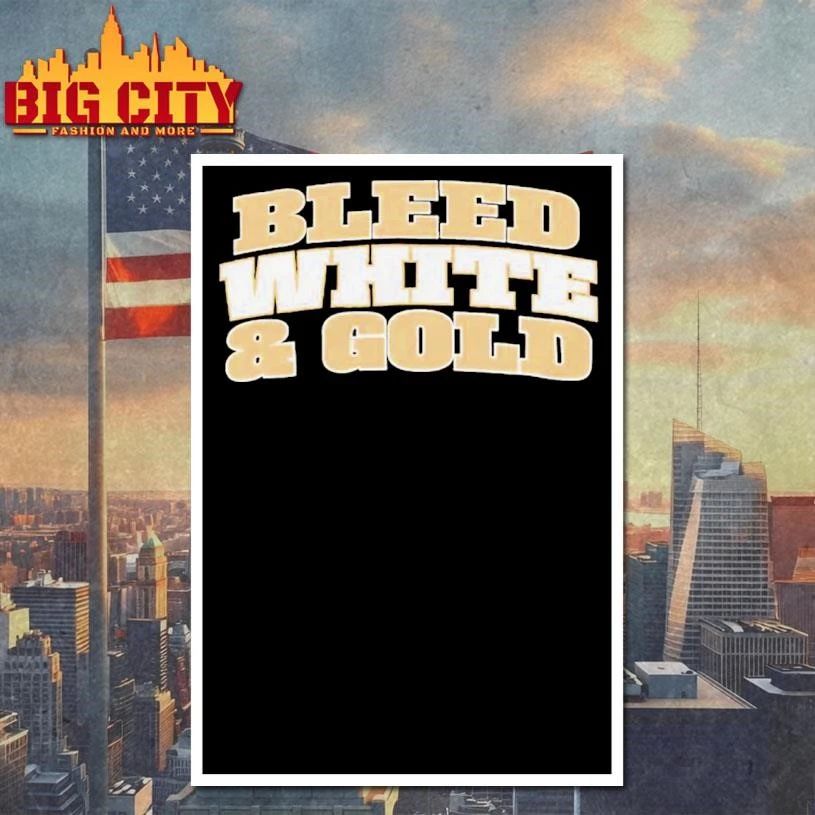 Bleed White And Gold Shirt