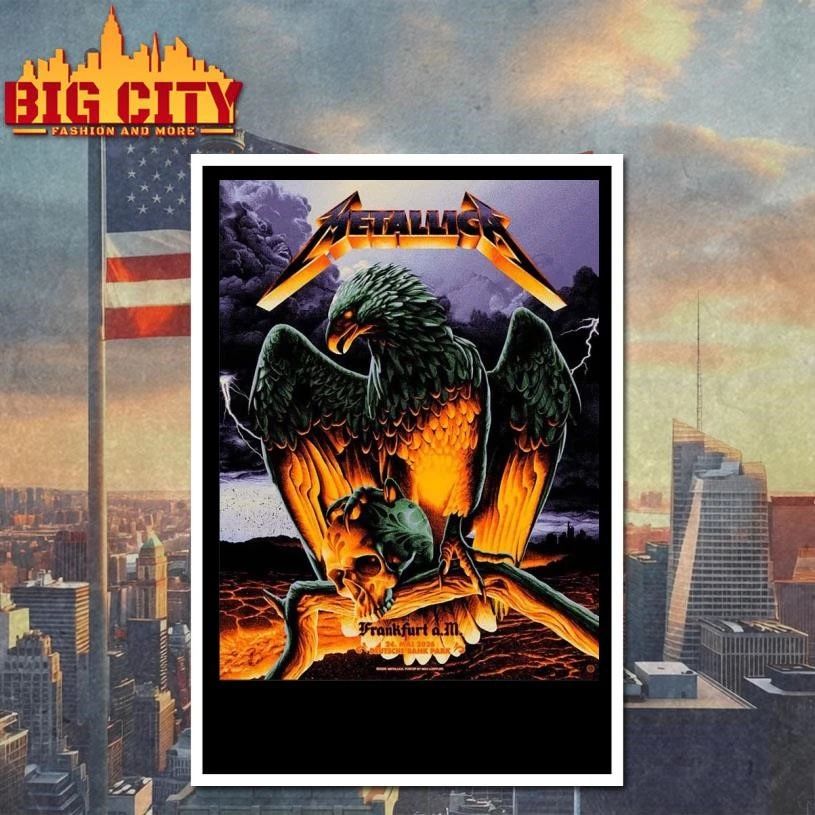 Metallica M72 Frankfurt 2026 Night 2 Venue At Frankfurt Germany Deutsche Bank Park On 24 May 2026 The Eagle Art Poster Shirt