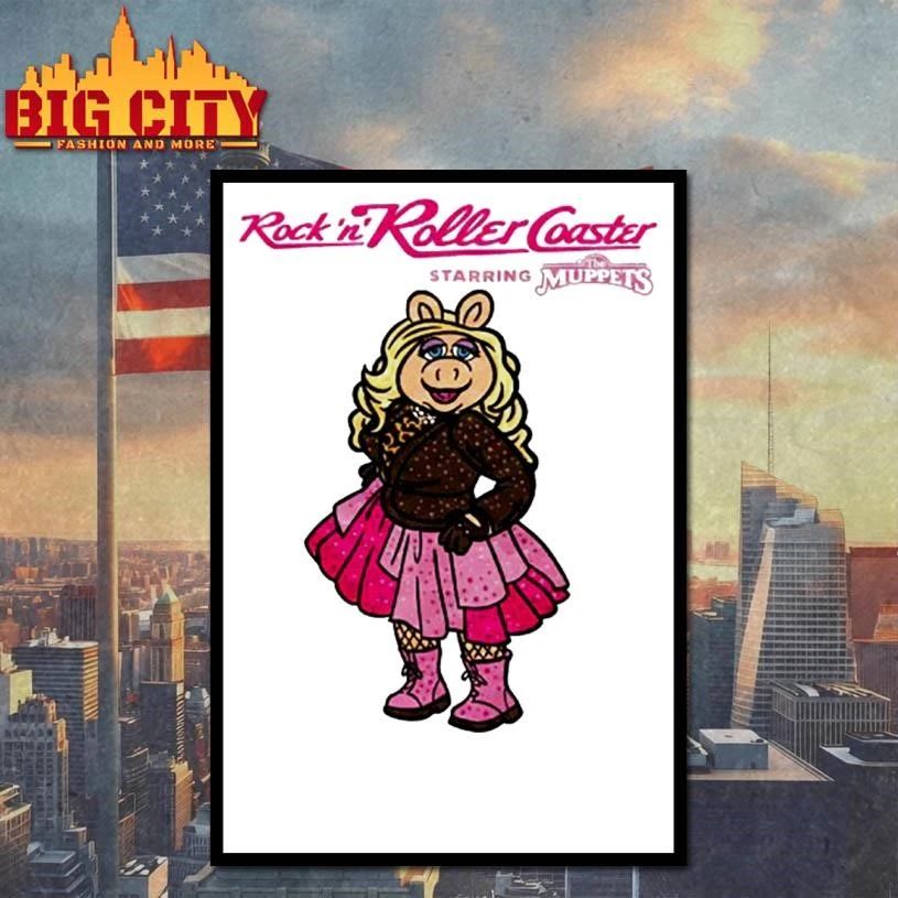 Miss Piggy Rockin’ Roller Coaster Rhinestone shirt