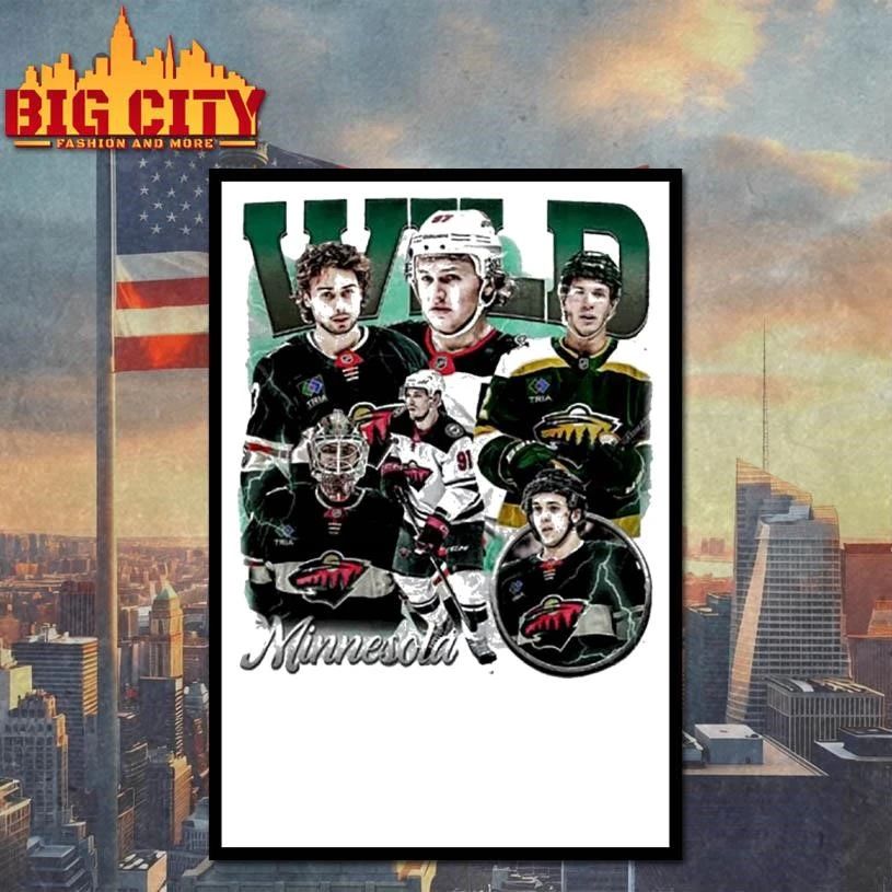 Minnesota Wild Ice Hockey Bootleg Comfort Shirt