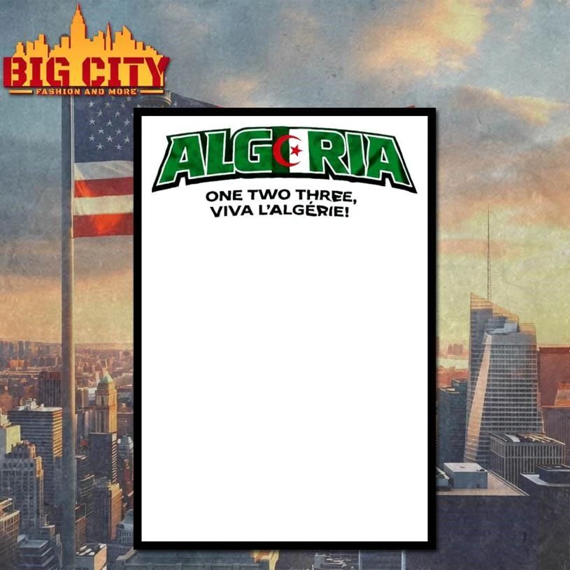 Algeria One Two Three Viva LAlgerie FIFA World Cup Shirt