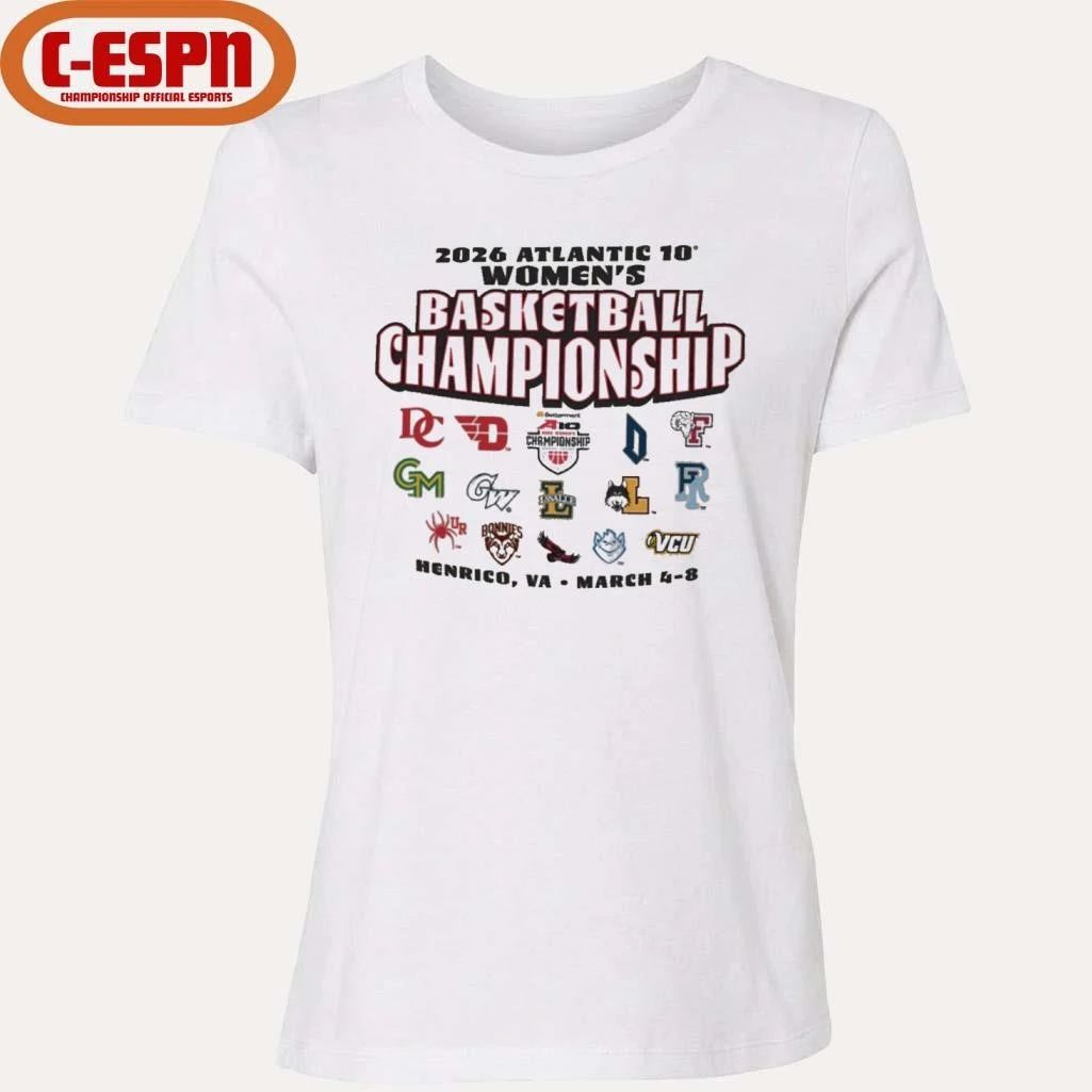 March 4-8 2026 A-10 Women’s Basketball Championship T-Shirt
