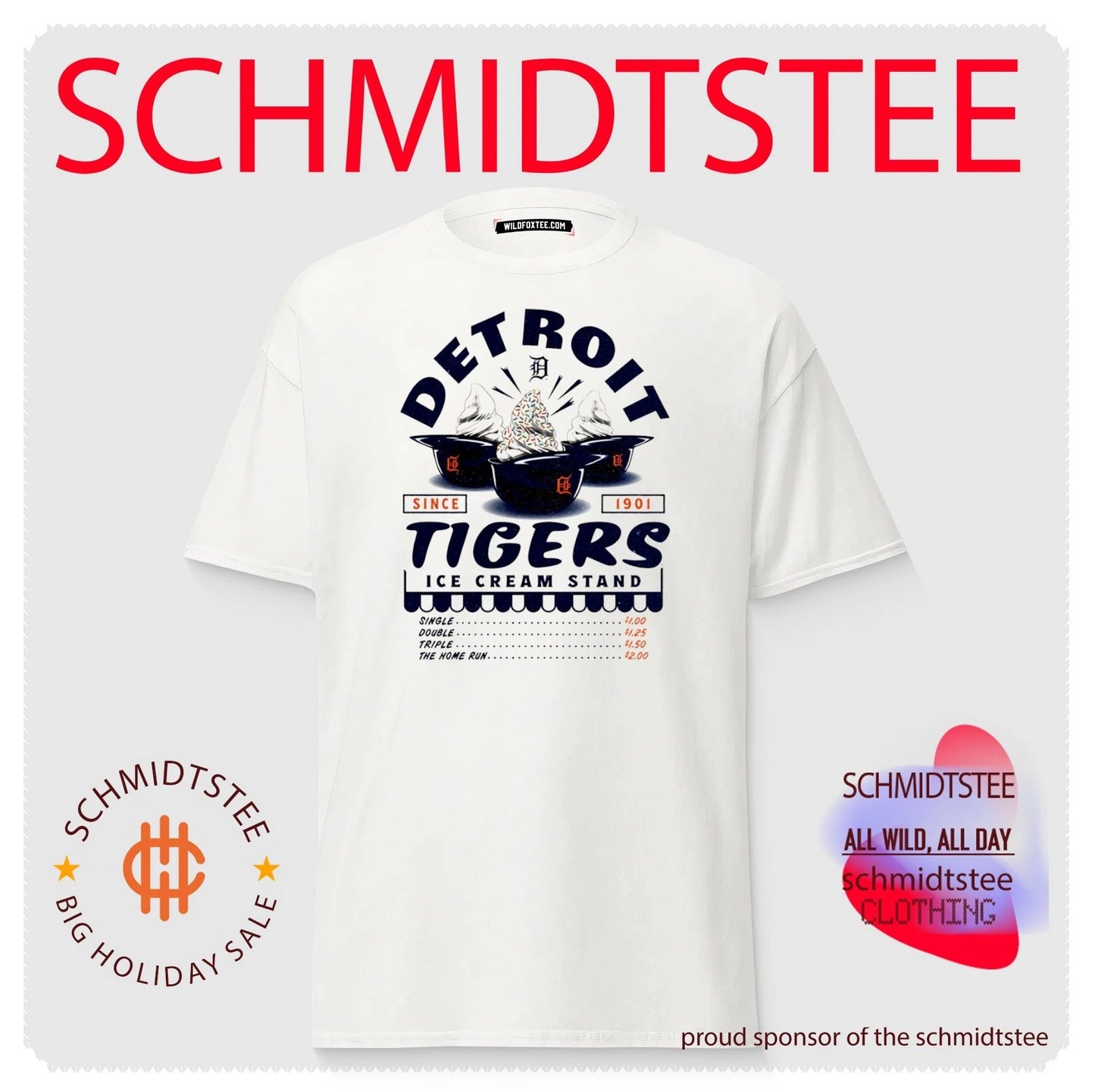 Detroit Tigers Ice Cream Stand shirt