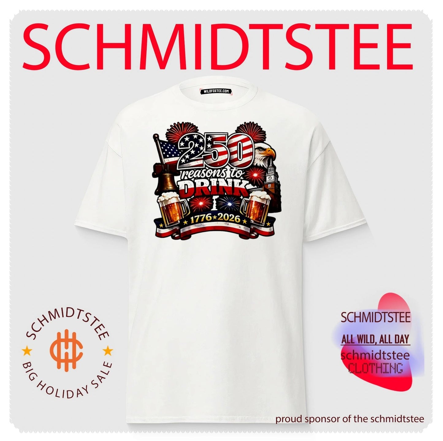 250 reasons to drink 1776 2026 America flag shirt