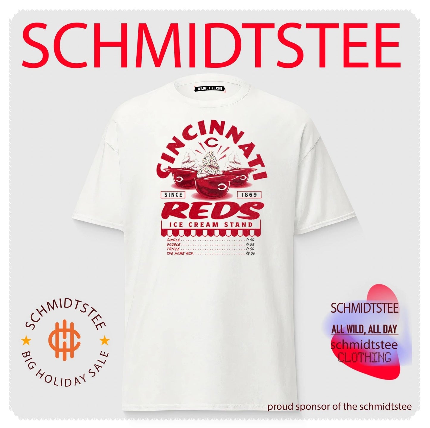 Cincinnati Reds Ice Cream Stand shirt