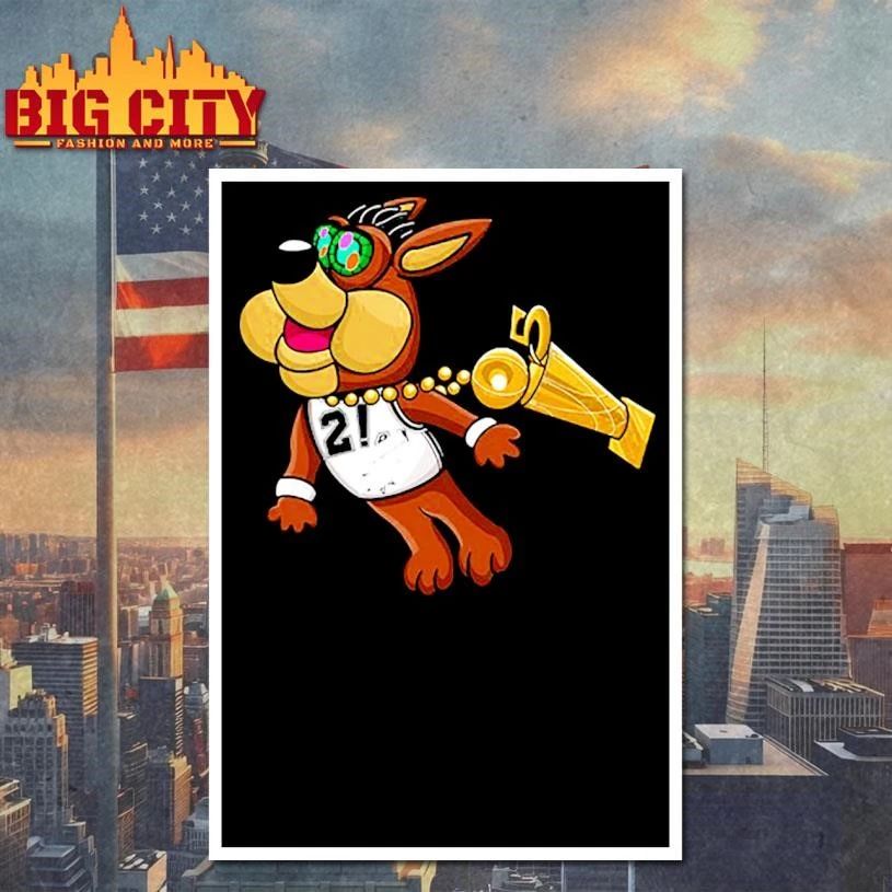 Coyote San Antonio Spurs Good Life Flying Yote Mascot Shirt