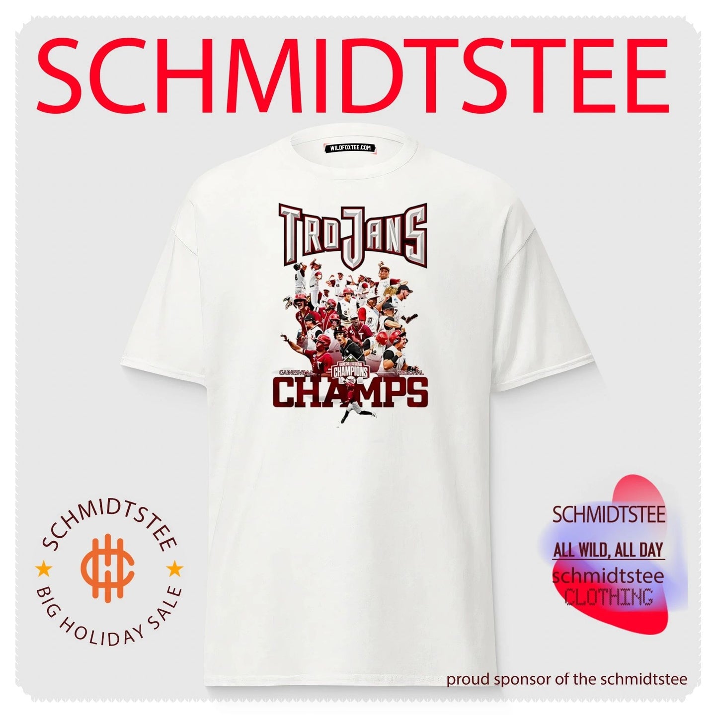 Troy Trojans 2026 Gainesville Regional Champion graphic shirt