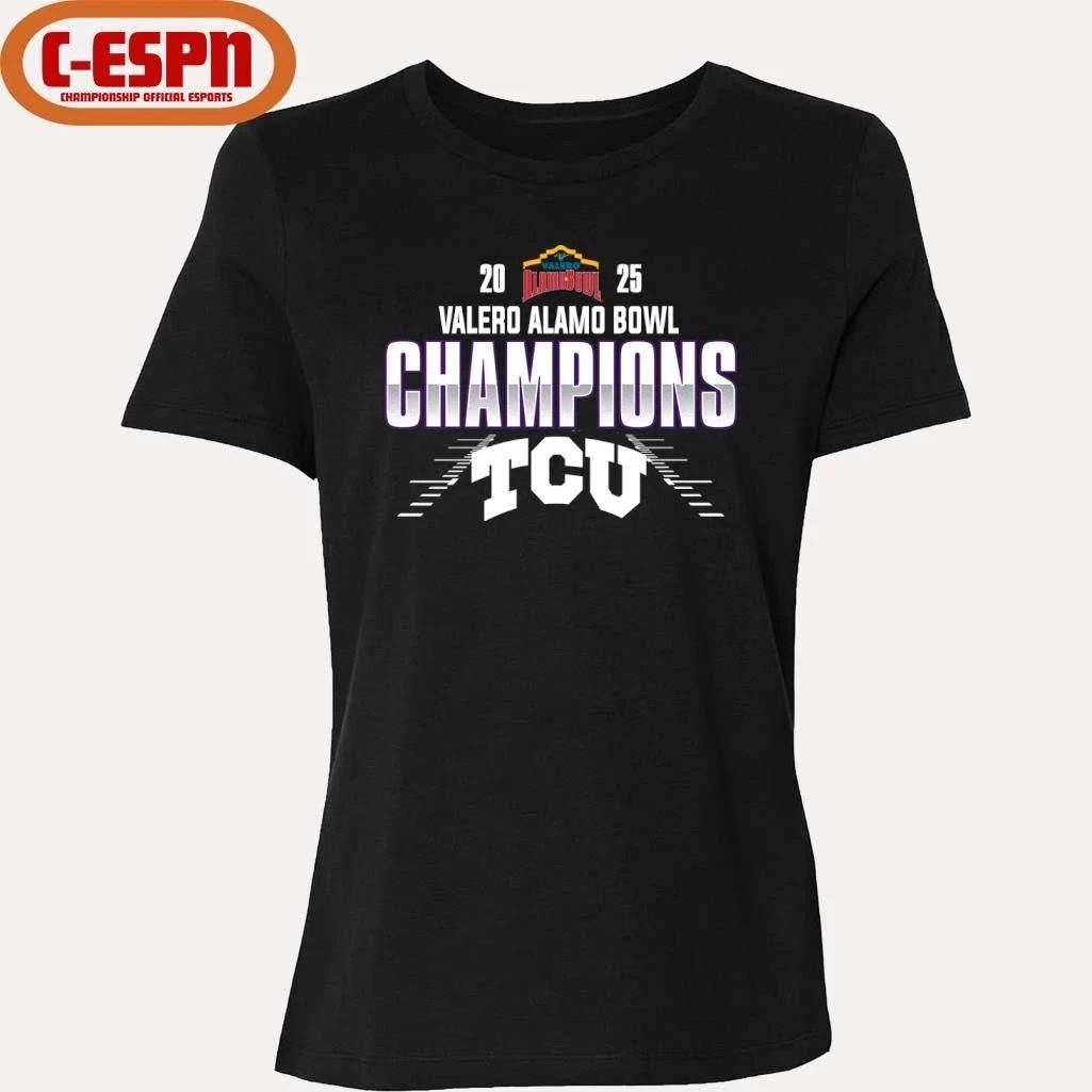 TCU Horned Frogs Valero Alamo Bowl Champions T-Shirt