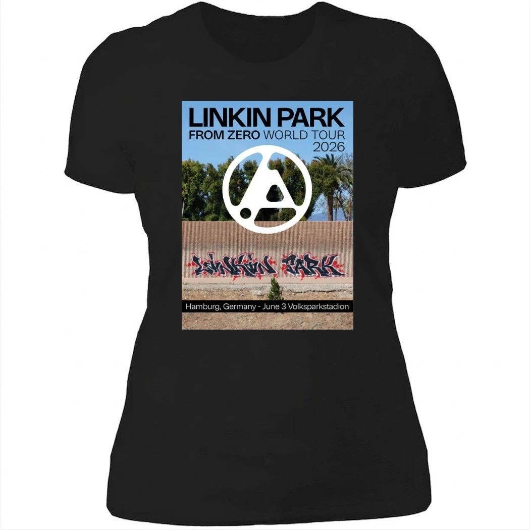Linkin Park From Zero 2026 Tour Hamburg Germany Night 2 Poster At Volksparkstadion On June 3 2026 Poster Shirt