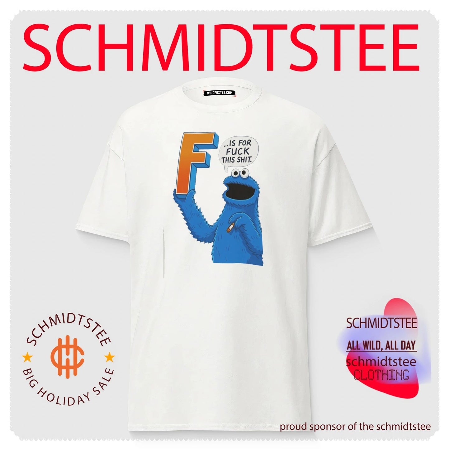 F is for fuck this shit cartoon shirt