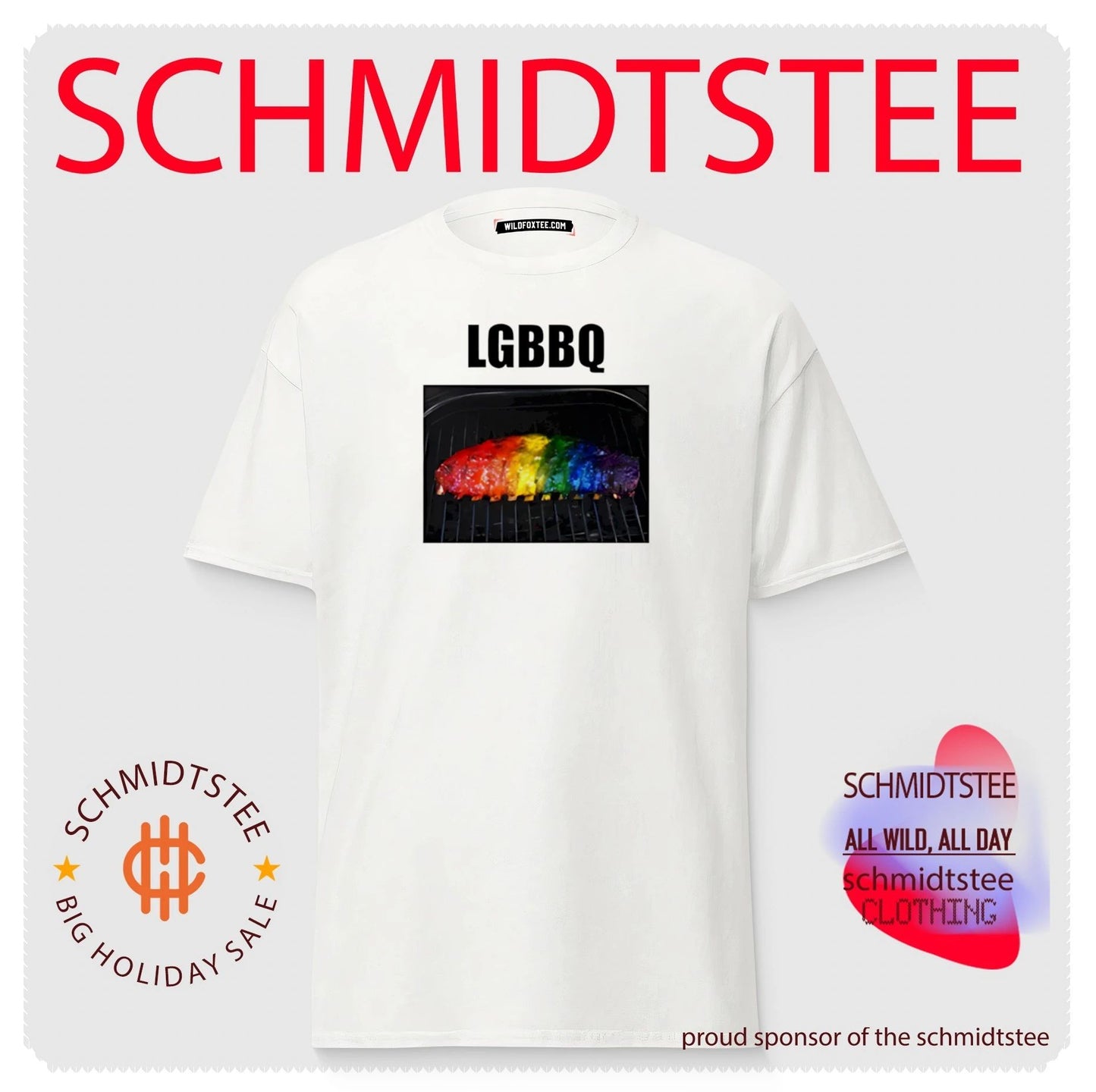 LGBBQ LGBTQ BBQ funny shirt