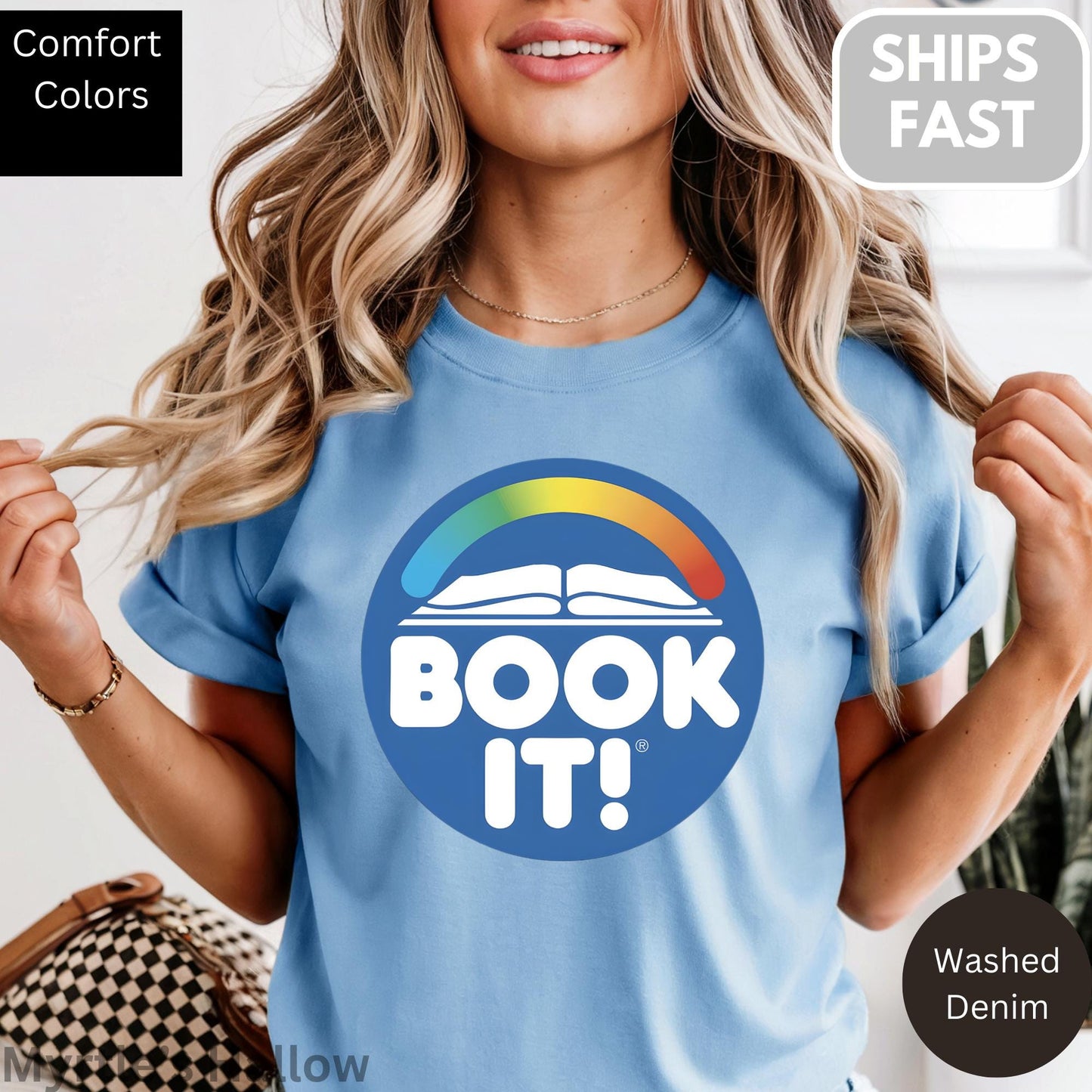 Book 80s 90s Comfort Colors Unisex T-shirt, Sweatshirt, Hoodie (1)