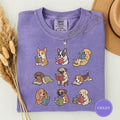 Dog Reading Dogs Books Tee Dog Lover Animal Book Lover Dog (1)
