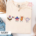 4th July Patriotic Eagle Star Hotdog Firework Tee America Comfort Colors Usa Tee Independence Day (1)