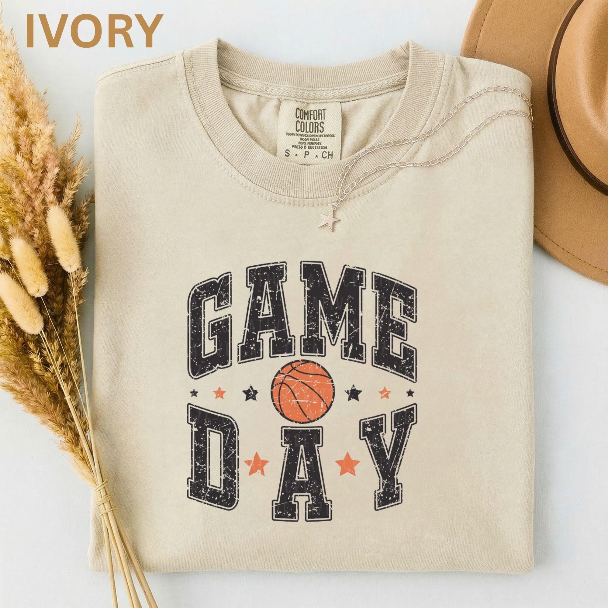 Comfort Colors Retro Basketball Game Day Basketball Player Basketball Season Basketball Mom (1)