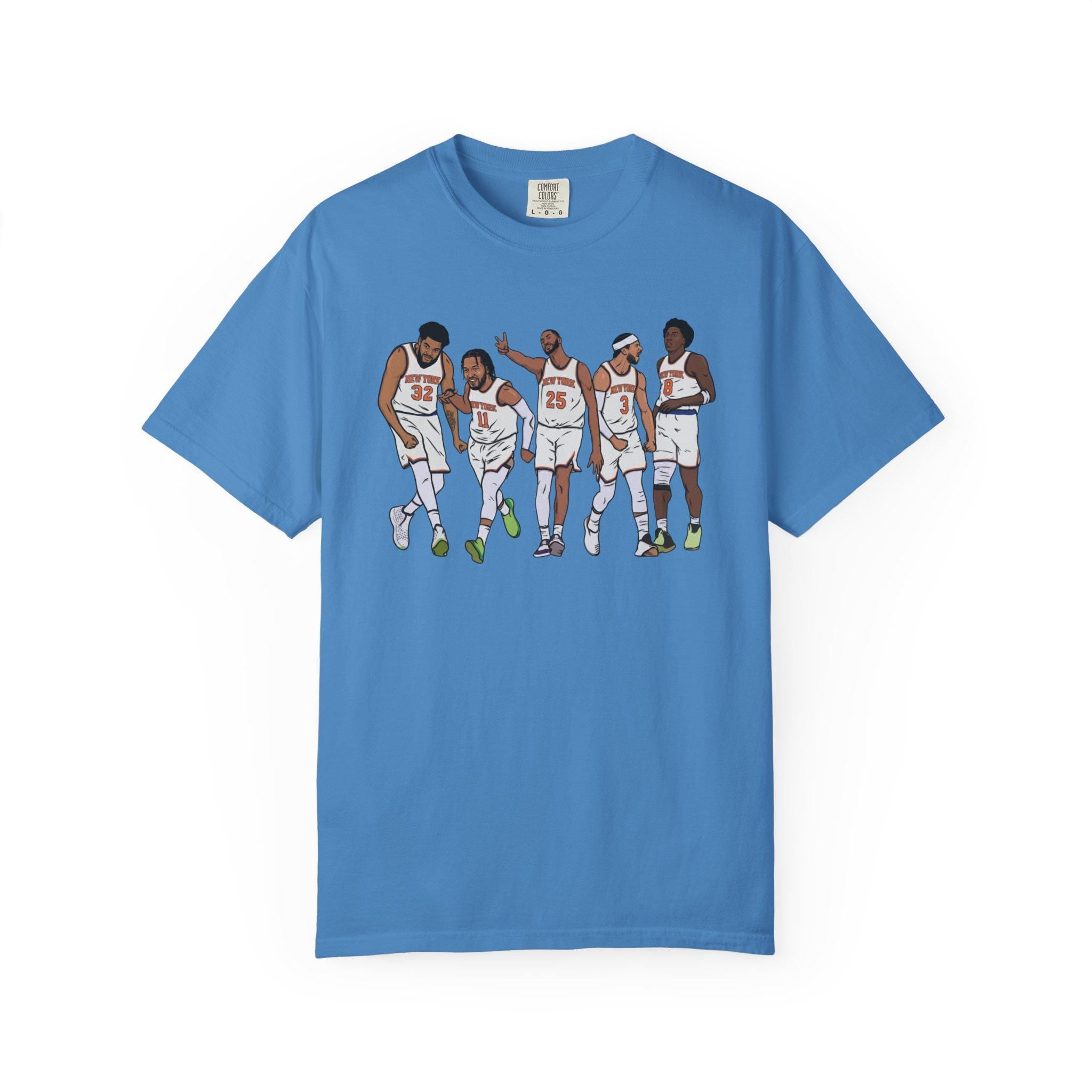 Knicks Team Jalen Brunson Kat Mikal Bridges Josh Hart Og Comfort Colors (1)