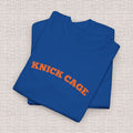 Knick Cage Tee Basketball Pun Ny Basketball Team Hoops Blue Orange Game Day Sports Fan (1)
