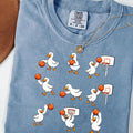 Goose Basketball Comfort Colors Basketball Tee Basketball Player Sports Goose Basketball Lover Tee (1)