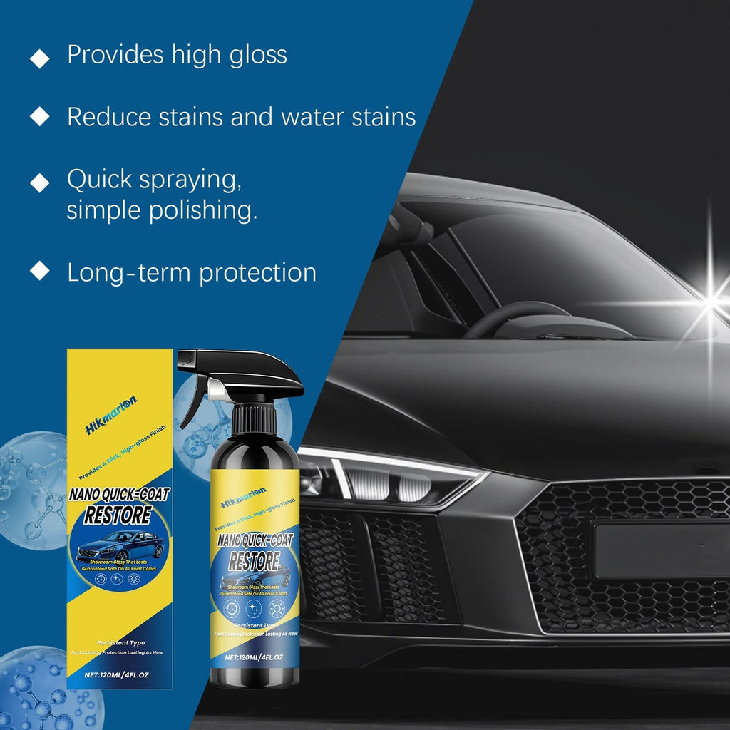 Nano automotive coating spraying – a professional spray coating with excellent hydrophobicity and UV protection.