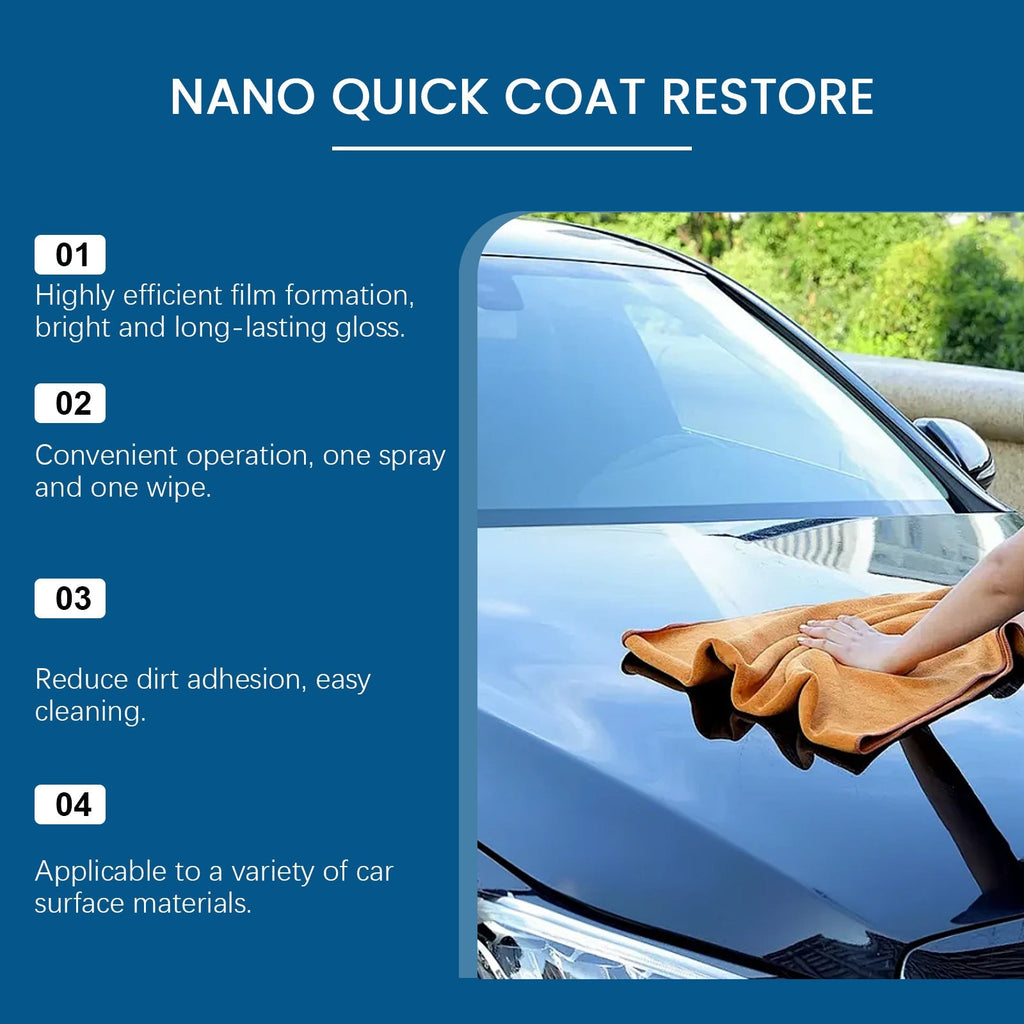 Nano automotive coating spraying – a professional spray coating with excellent hydrophobicity and UV protection.