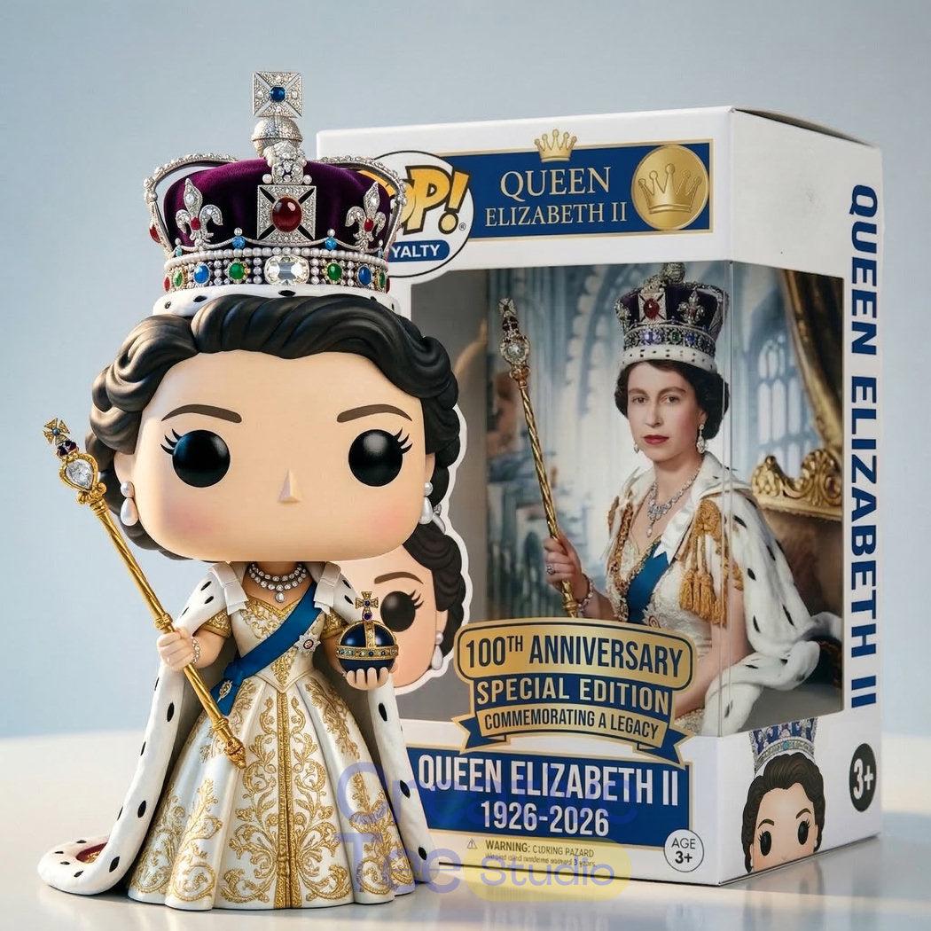 Queen Elizabeth II 100th Anniversary Special Edition Pop Figure