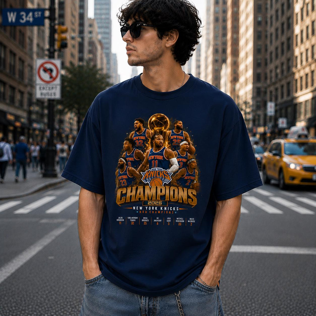 York Knicks 2026 Champions 2026 Hoops Fan Tee Unisex T-shirt, Sweatshirt, Hoodie (2)