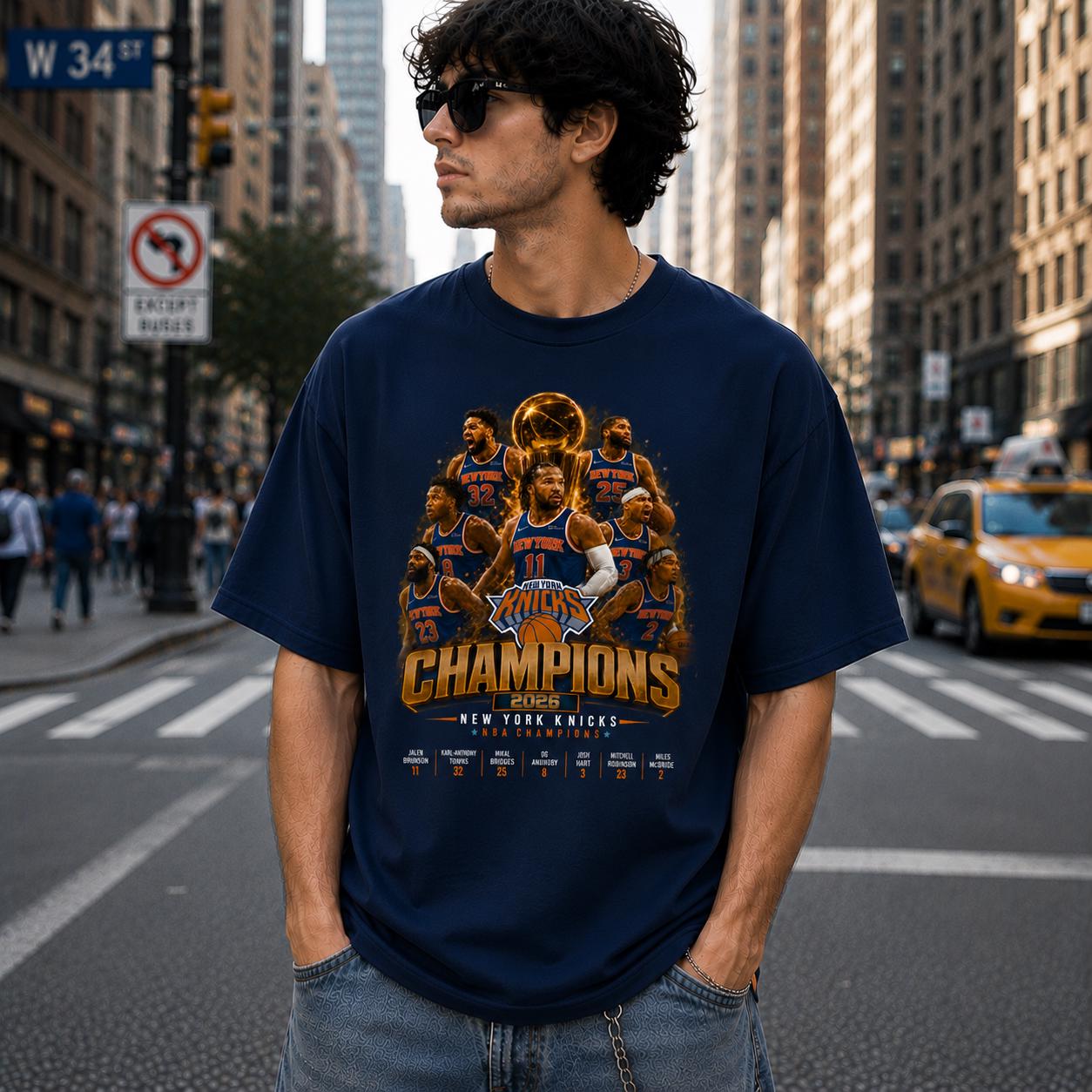 York Knicks 2026 Champions 2026 Hoops Fan Tee Unisex T-shirt, Sweatshirt, Hoodie (2)