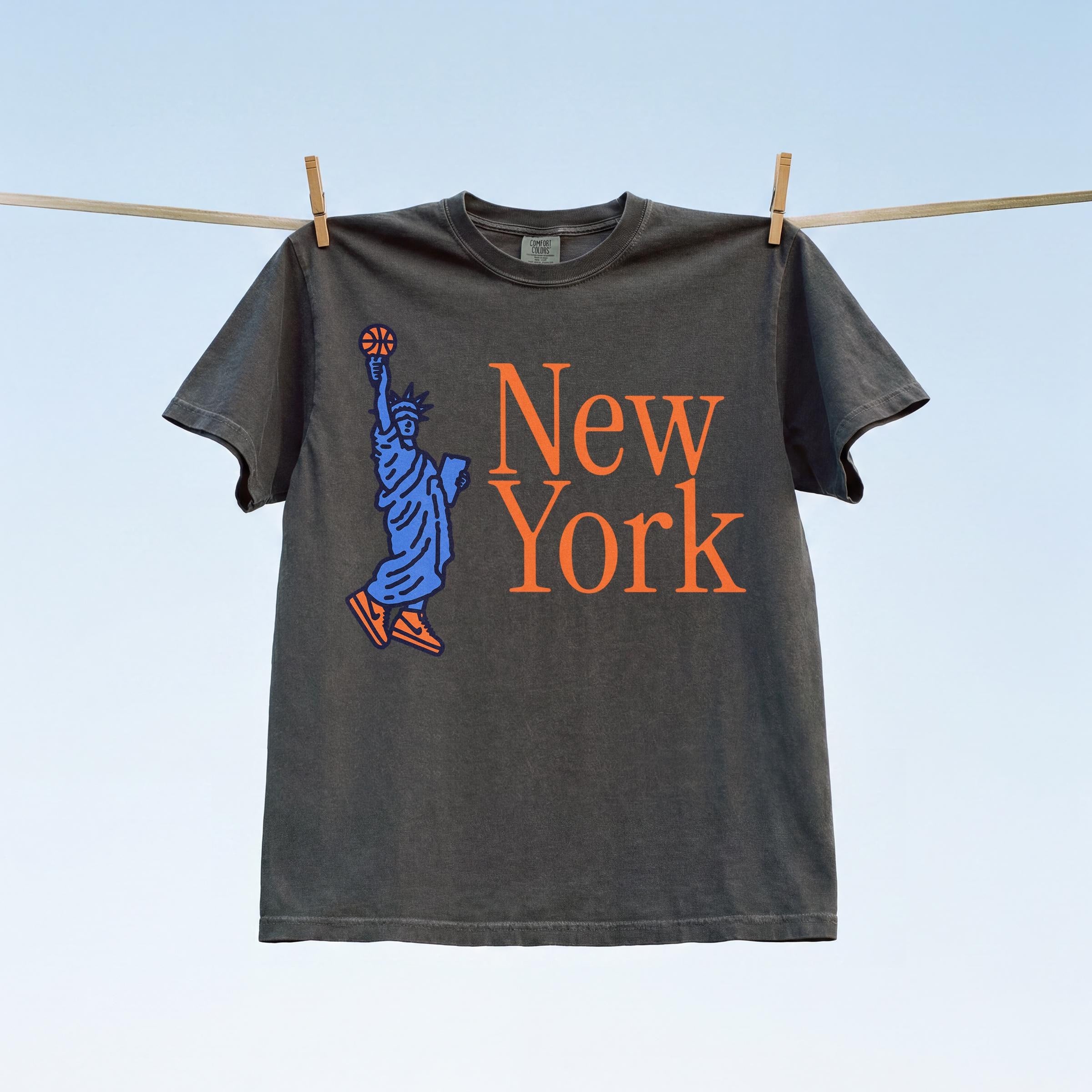 York Statue Liberty Basketball 90s Ny Bball Unisex T-shirt, Sweatshirt, Hoodie (2)