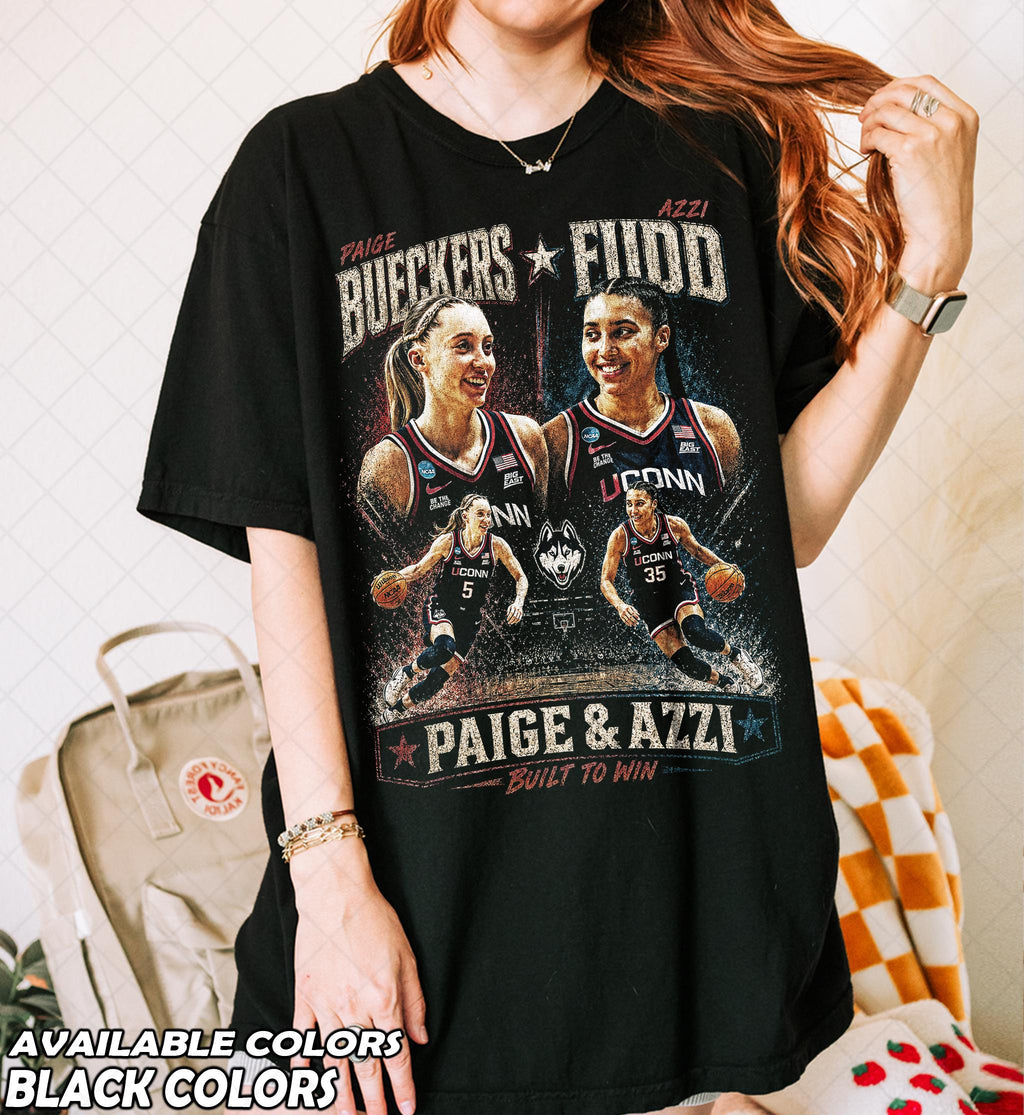 Limited Comfort Colors Paige Bueckers Azzi Fudd Basketball Fan Man (2)