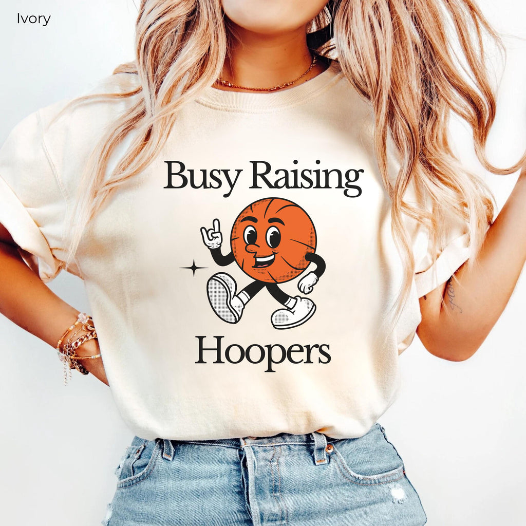 Retro Basketball Basketball Mom Basketball Dad Basketball Family Busy Raising Hoopers Sports Mom Vintage Basketball (2)