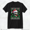 Marijuana Shirt, Marijuana Santa Skull Ugly Christmas Sweater Skeleton Stoner