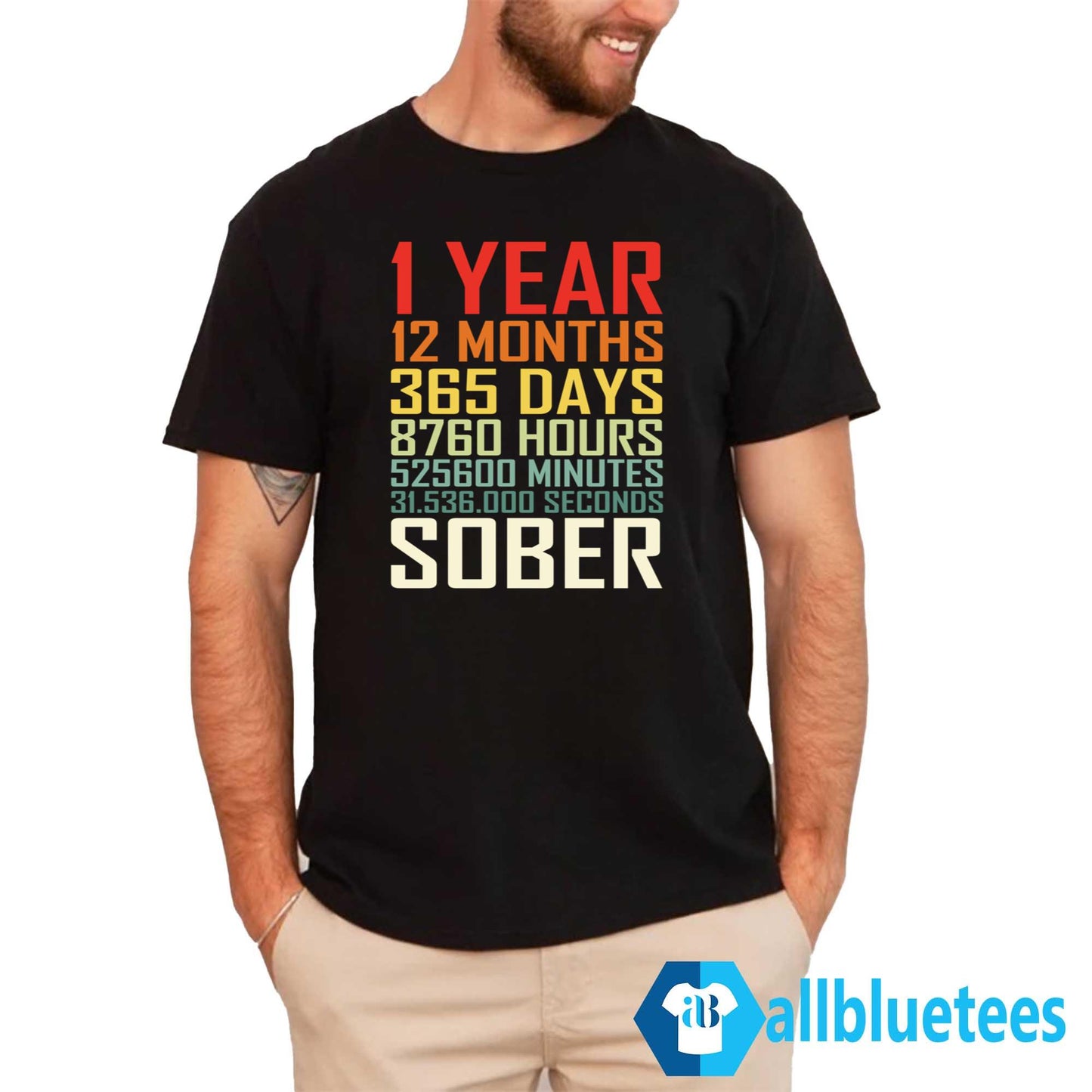 1 Year 13 Months 365 Days Sober Shirt